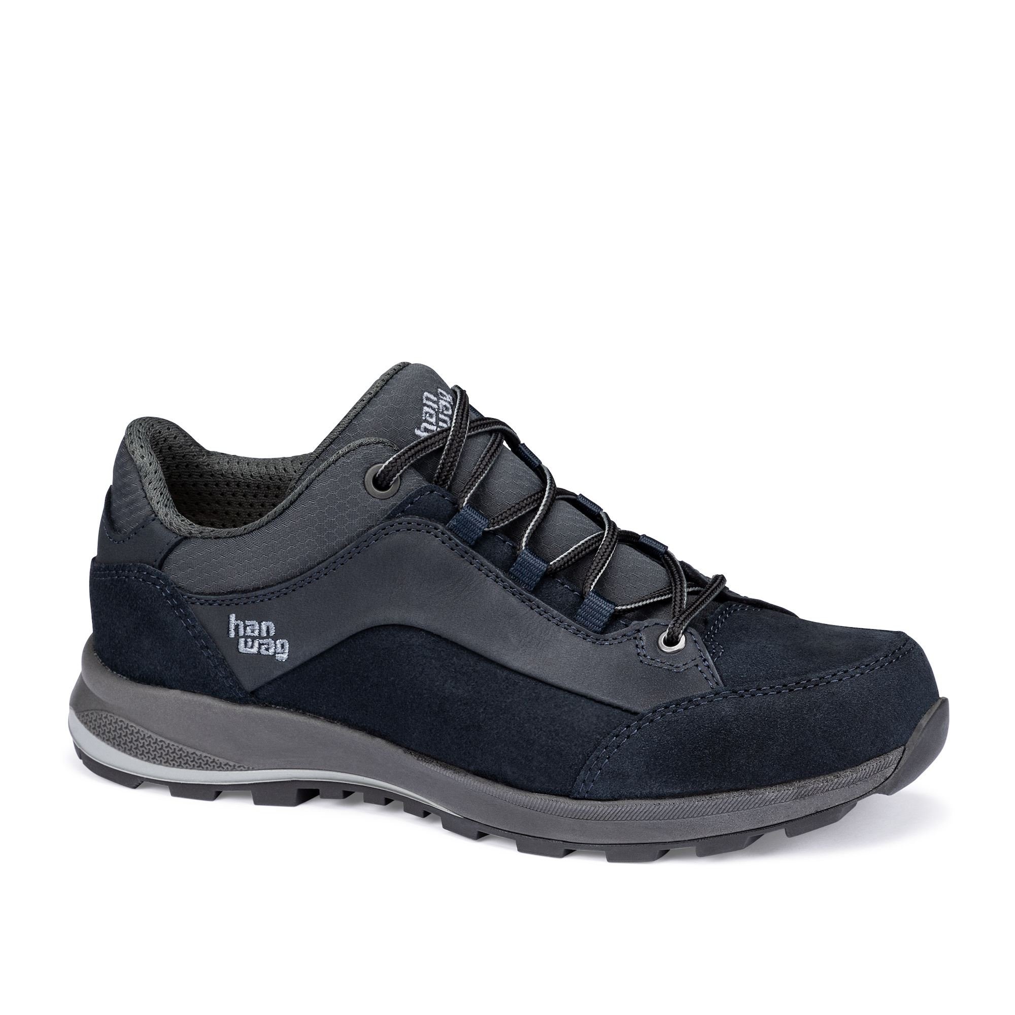 Hanwag Women's Banks Low LL Hiking Shoes Navy/Deep Grey BWAMS9762